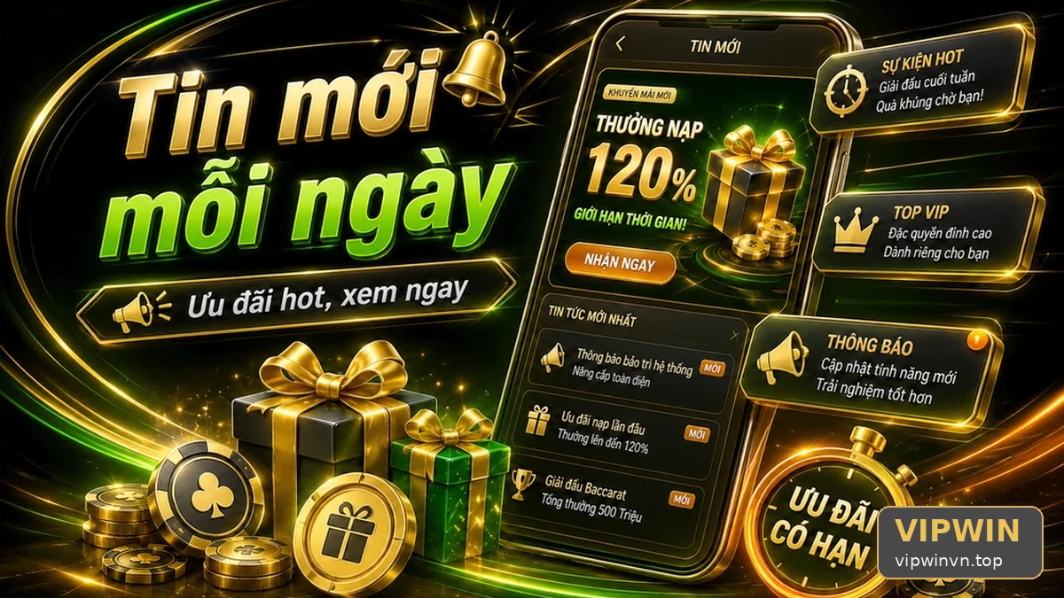 VIPWINVNTOP 02 Khuyến Mãi Bản Đối Chiếu — Bảng Kiểm Tra Cho Thời Hạn Và
