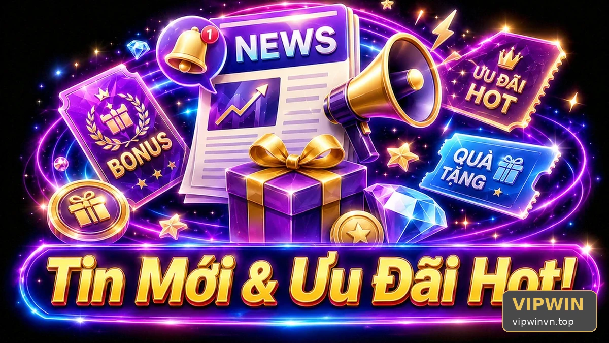 Từ Nhãn Tin Mới Đến Xác Nhận Ưu Đãi Khuyến Mãi Tại VIPWIN