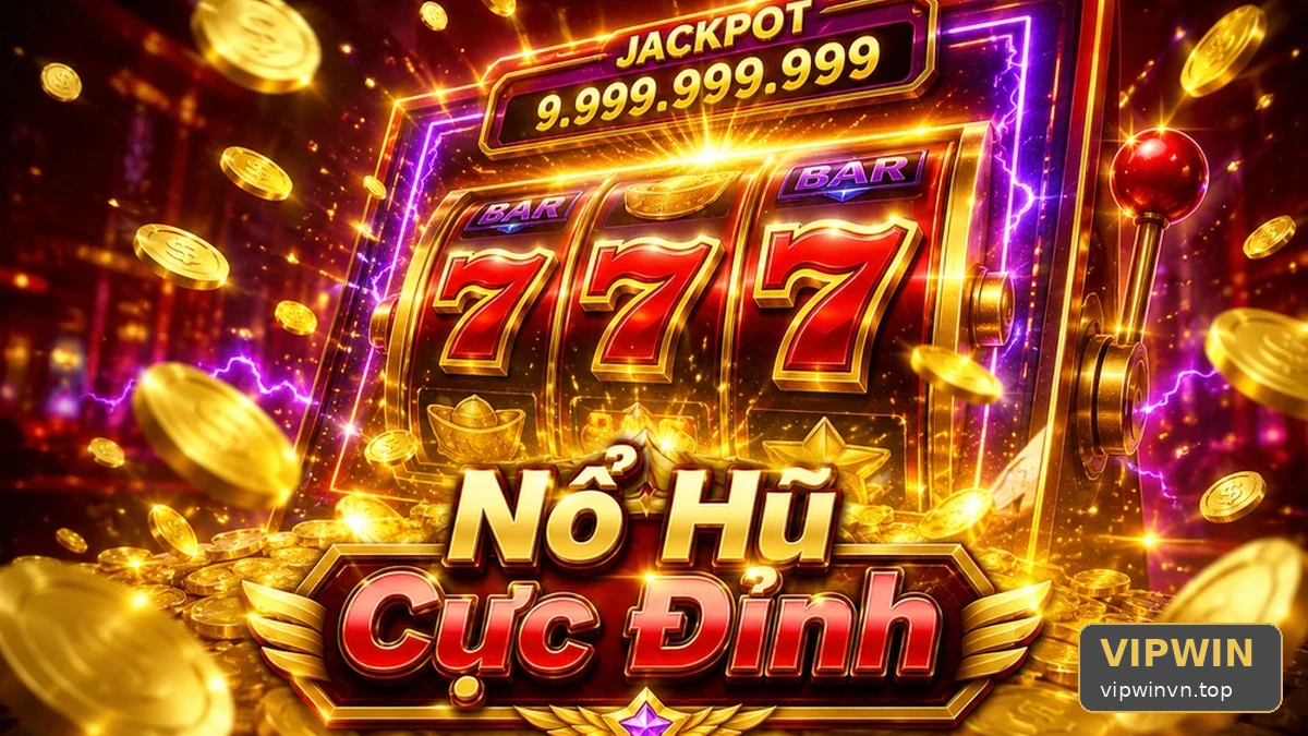 Màn Hình Chớp Khi Nổ Hũ: Cơ Chế Cảnh Slot Và Jackpot Tại VIPWIN